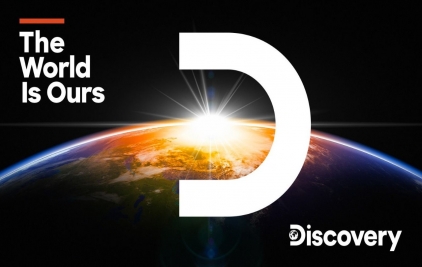 Discovery探索頻道發(fā)布新LOGO，思聰吃熱狗，貝爺吃地球！